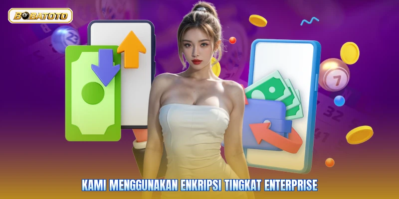 Kami menggunakan enkripsi tingkat enterprise