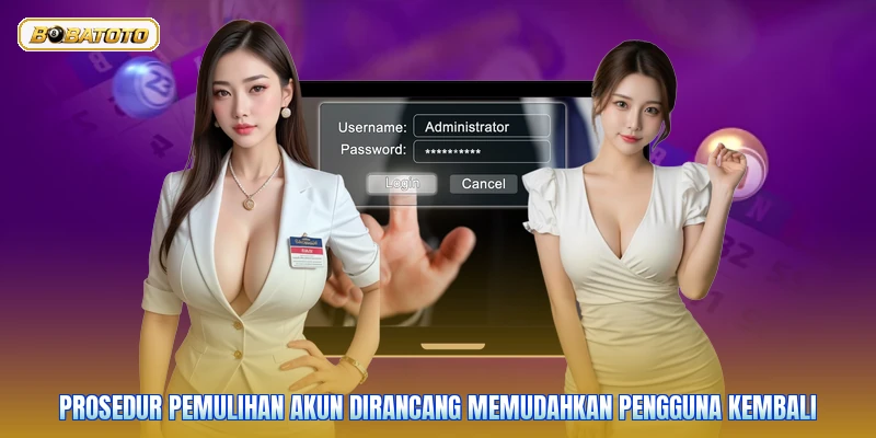 Prosedur pemulihan akun dirancang memudahkan pengguna kembali
