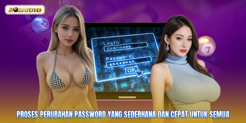 Proses perubahan password yang sederhana dan cepat untuk semua